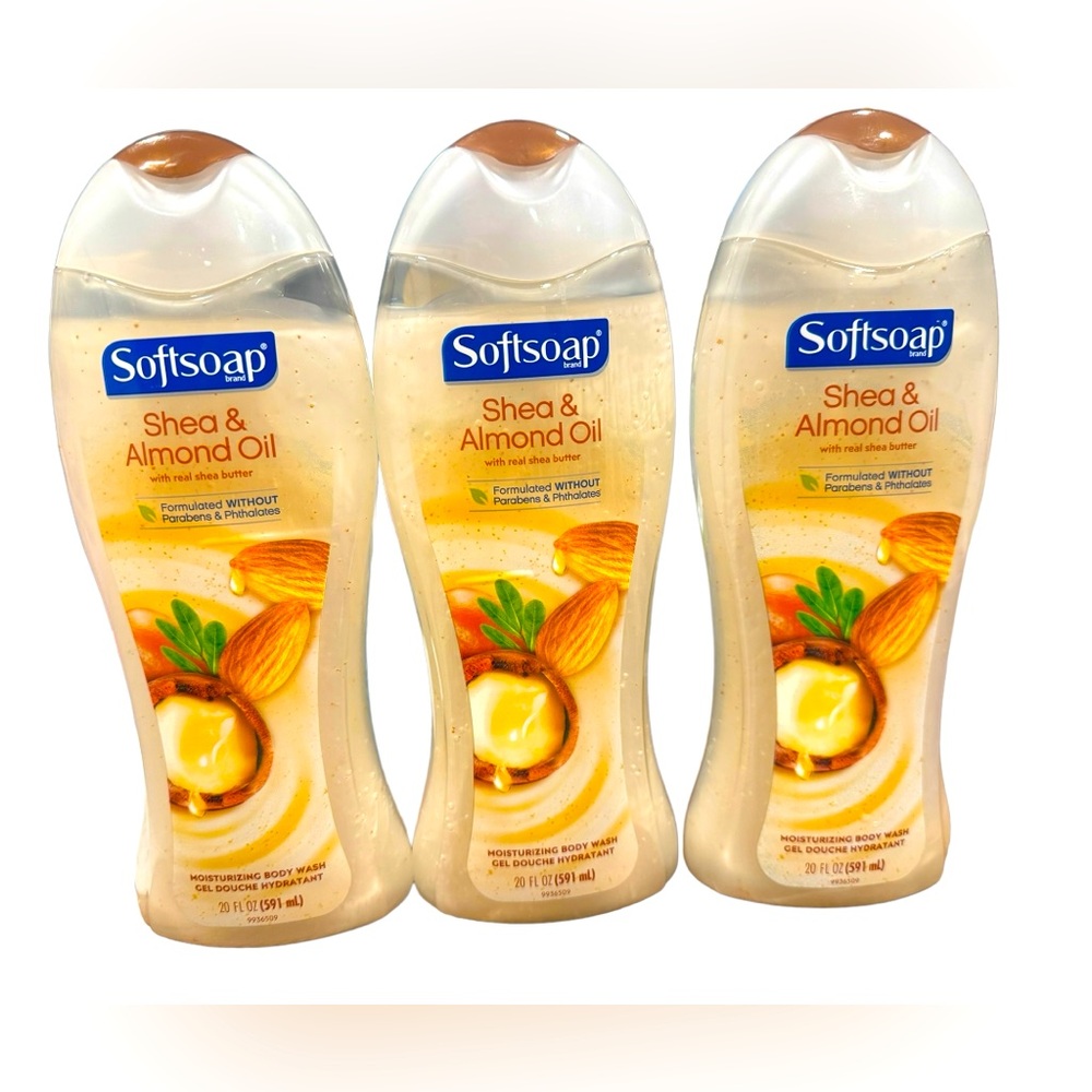 Softsoap Shea & Almond Oil Moisturizing Body Wash 20 Fl Oz (3 Ct.)